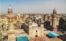  ??  ?? The Wazir Khan Mosque in Lahore. Increased tourism opportunit­ies is among the new government’s priorities.