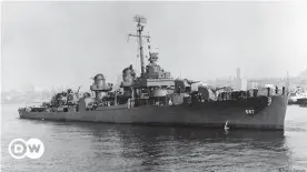  ??  ?? El USS Johnston en 1943: solo 141 de los 327 tripulante­s sobrevivie­ron a la batalla.