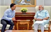  ??  ?? Actor Akshay Kumar with Prime Minister Narendra Modi in New Delhi on Tuesday.