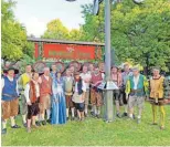  ?? ?? Beim Zunftbaumf­est wird auf das Kinder- und Heimatfest eingestimm­t. Foto: Handwerker­zunft