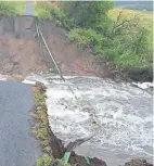  ?? PHOTOS: BARNEY SOWOOD ?? The canal breach on the morning of Wednesday, August 12.