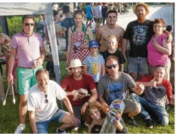  ??  ?? Un beau succès pour cette 4e édition du rassemblem­ent de skateurs qui ont donné de belles figures dans le bowl du Bény-Bocage.