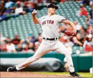  ?? Julia Nikhinson / Associated Press ?? Red Sox starting pitcher Nick Pivetta throws against the Orioles on Sunday in Baltimore.