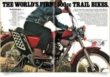  ??  ?? Right: BSA fell back on the name of its most revered model to push sales of its 1971 trailie – but the name was all the bike had in common with the old Goldie