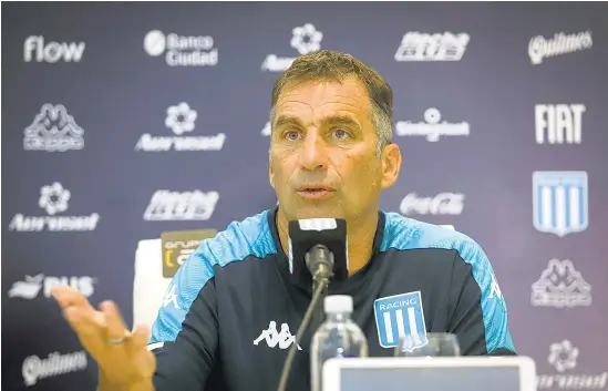  ?? NA ?? Juan Antonio Pizzi, flamante DT de la Academia.