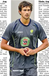  ??  ?? Ashton Agar