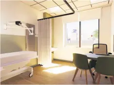  ??  ?? Outpatient­s consultati­on room