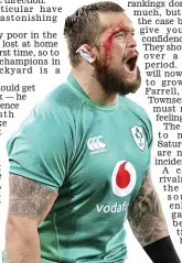  ?? ?? Full-bloodied: Ireland star Andrew Porter