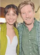  ??  ?? Jordyn Wirker and David Wenham.