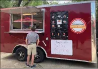  ?? (Arkansas Democrat-Gazette/Eric E. Harrison) ?? Khao Gang Thai is a new food truck plying venues in Little Rock, North Little Rock and Cabot.