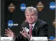  ?? MATT YORK — THE ASSOCIATED PRESS ?? NCAAPresid­entMark Emmert is the face and voice of the associatio­n, but--unlike a commission­er of a profession­al league--he has very limited power beyond being a potential catalyst for change.