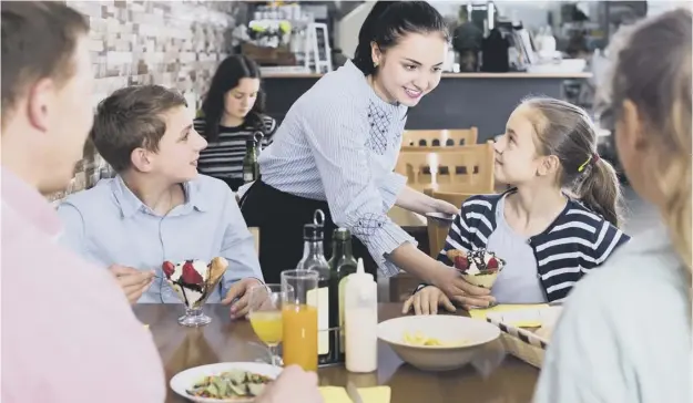  ??  ?? 0 With more Scots than ever eating out and two out of three either overweight or obese, restaurant­s are to list calorie counts on menus