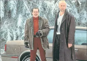  ??  ?? Former firefighte­r Steve Buscemi, left, with Peter Stormare in Fargo