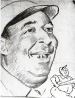  ??  ?? Esta caricatura salió publicada en la revista cubana “Carteles” en 1942. Burrulote fue protagonis­ta de un incidente en el parque de La Tropical, que provocó muchos artículos y la caricatura que mostramos en la presente foto.