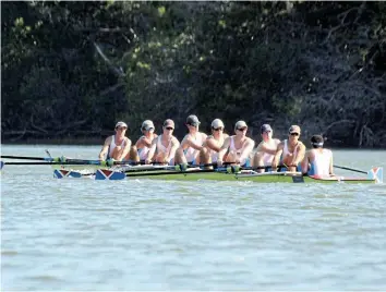  ?? Picture: SUPPLIED ?? READY TO ROW: A St Andrew’s College eight during the 2022 Schools Boat Races. The 23rd edition of the SA Schools Boat Races will be staged on the Kowie from December 8 to December 9.