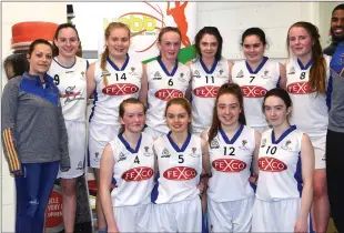  ??  ?? KCYMS U-16 Girls team Tara Clifford, Orla Browne, Maggie West, Daragh Browne, Fodhla Houl Christina O’Brien, Anna Kerrisk, Ciara O’Brien, Lauren O’Sullivan, Hannah McGeever, Kate Mo Niamh Doyle who defeated St. Paul’s in the Lee Strand Division 3 Girls Plate Final