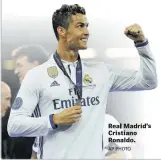  ?? AP PHOTO ?? Real Madrid Cristiano Ronaldo.