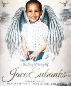  ??  ?? Jayce “Jace” Eubanks was beaten to death at his mom’s Brooklyn apartment Sunday. At left, memorial at Gowanus Houses to the 4-year-old.