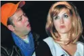  ??  ?? SHOW OF THE YEAR: Damien Anderson and Minkie Ludik in ‘Honk!’