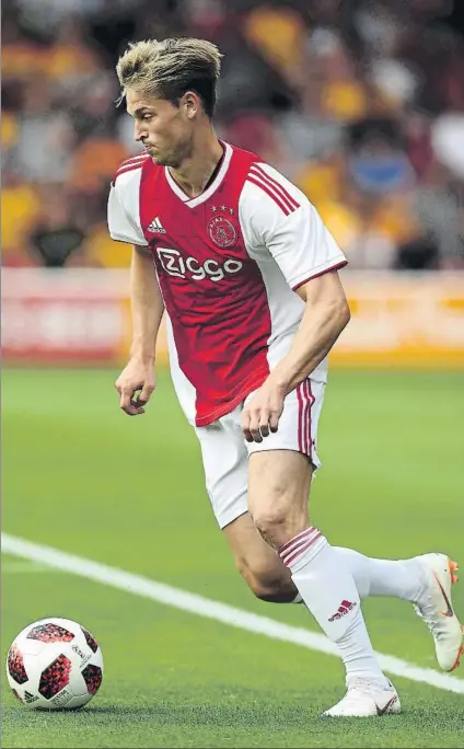  ?? FOTO: GETTY IMAGES ?? Frenkie de Jong crece rápidament­e como futbolista y como jugador con valor alto de mercado