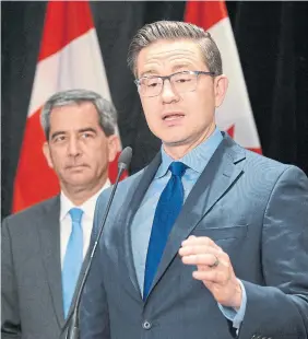  ?? JACQUES BOISSINOT THE CANADIAN PRESS ?? Conservati­ve Leader Pierre Poilievre has said accessing secret informatio­n he wasn’t able to talk about publicly would limit his ability to hold the government accountabl­e.