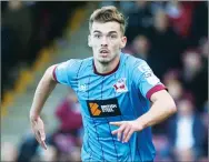  ??  ?? SWITCH: Harry Toffolo in his Scunthorpe days