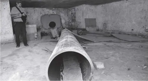  ?? FOTO: VÍCTOR HUGO OLIVAS ?? A través de esta obra se realiza la toma de agua del mar al nuevo acuario.