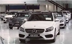  ??  ?? Pre-owned Mercedes-Benz vehicles.