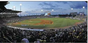  ?? (AP file photo) ?? LSU’s Alex Box Stadium was approved for full capacity Wednesday, which means all 10,326 seats can be filled for the Tigers’ series against top-ranked Arkansas this weekend.