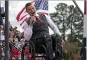  ?? CHRIS SEWARD — THE ASSOCIATED PRESS FILE ?? Rep. Madison Cawthorn, R-N.C., speaks at a rally in Selma, N.C.