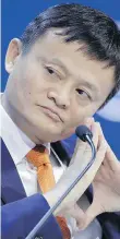  ?? MARKUS SCHREIBER/AP ?? Alibaba founder Jack Ma expressed bullishnes­s about trade, but said it needed to be protected from regulators.