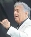  ?? FOTO: SERGIO GOYA/DPA ?? Der indische Dirigent Zubin Metha wird 85.