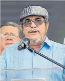  ??  ?? Jefe. Timochenko, de las FARC.