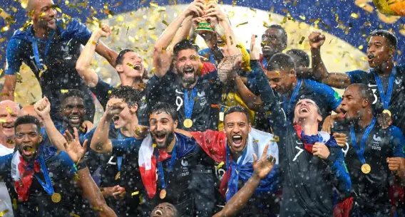  ??  ?? The football World Cup — which was won by France — helped drive the sale of groceries