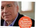  ?? ?? Peter Gärdenfors är filosof och kognitions­forskare.