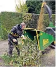  ?? RP-ARCHIVFOTO: DJ ?? Bürger können wieder Gartenschn­itt häckseln lassen.