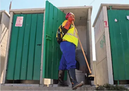  ?? PICTURE: TRACEY ADAMS ?? NOT ONLY FOR DIRTY WORK: Women have a major roll to play in the water and sanitation sector and should not just be seen as being useful to do menial work, the writer says.