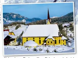  ??  ?? Alpine charm: Tirolean village Fieberbrun­n in Austria