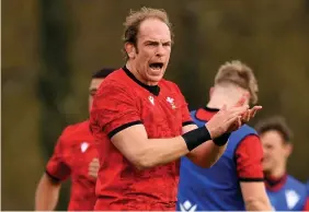  ??  ?? Wales skipper Alun Wyn Jones commands huge respect from his team-mates.