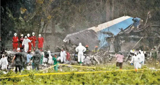  ??  ?? La zona del siniestro se encuentra a 10 kilómetros del Aeropuerto Internacio­nal José Martí, en el municipio de Boyeros.