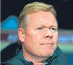  ??  ?? Everton target Ronald Koeman.