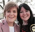  ??  ?? Probe: Sturgeon with McGarry