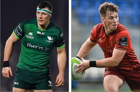  ??  ?? Robin Copeland is on the move from Connacht to France.
Jack Stafford - expected to leave Munster in search of game-time.
