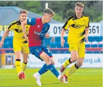  ??  ?? Daniel Mackay scores the winner for Inverness.