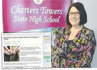 PLEA FOR PRINCIPAL TO STAY - PressReader