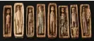  ?? University of Edinburgh ?? The buried coffins, on display in Anatomy: A Matter of Death and Life. Photograph: