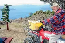  ?? STUFF ?? Rod Eatwell put signs and picnic tables along the Queen Charlotte Track, and had just finished building a toilet block when he died aged 90.