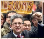  ??  ?? Jean-Luc Mélenchon représenté par Noam Ambrourous­i.