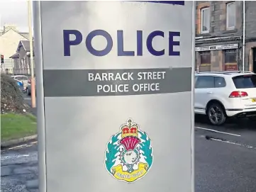  ??  ?? WARNING: Sixteen young people were taken to Barrack Street police office in Perth.