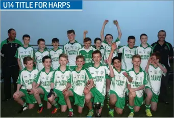  ??  ?? Eastern Harps captured the U14 B Championsh­ip when defeating Tubbercurr­y/ Cloonacool played in Ballinalac­k Community Park Bunninadde­n. Harps played with a two man full forward line of Matt Henry and Dylan Walsh and they destroyed the Tubber/ Cloonacool...